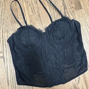 Garage Black Lace Bralette